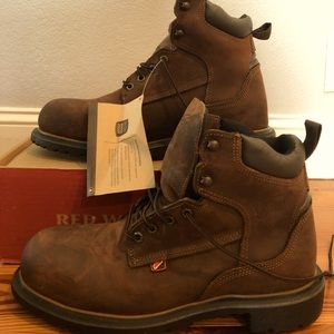 Red Wings steel toed work boots